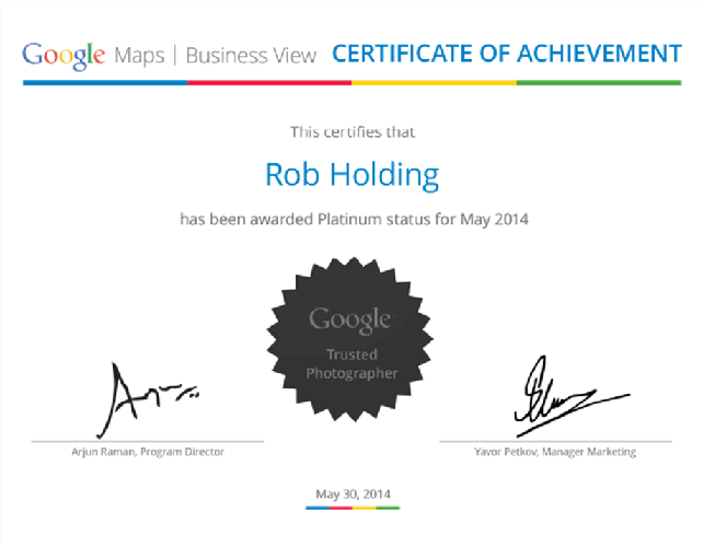 google-platinum-award
